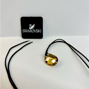 Swarovski Galet Light Colorado Topaz Pendant Necklace